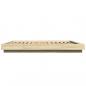 Preview: Bettgestell Sonoma-Eiche 150x200 cm Holzwerkstoff