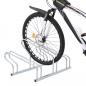 Preview: Fahrradständer für 3 Fahrräder Freistehend Verzinkter Stahl