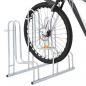 Preview: Fahrradständer für 3 Fahrräder Freistehend Verzinkter Stahl