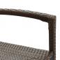 Preview: 7-tlg. Gartenbar-Set Braun Massivholz Akazie und Poly Rattan