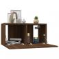 Preview: TV-Wandschrank Braun Eiche 60x30x30 cm Holzwerkstoff
