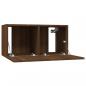 Preview: TV-Wandschrank Braun Eiche 60x30x30 cm Holzwerkstoff