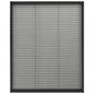 Preview: Insektenschutz-Plissee für Fenster Aluminium Anthrazit 80x100cm