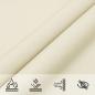 Preview: Sonnensegel Oxford-Gewebe Dreieckig 6x6x6 m Creme