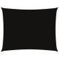 Preview: Sonnensegel Oxford-Gewebe Rechteckig 4x5 m Schwarz