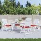 Preview: ARDEBO.de - Stuhlkissen 4 Stk. Rot 40x40x7 cm Oxford-Gewebe