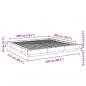 Preview: Bettgestell Betongrau 200x200 cm Holzwerkstoff