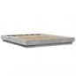 Preview: Bettgestell Betongrau 150x200 cm Holzwerkstoff
