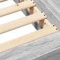 Preview: Bettgestell Grau Sonoma 150x200 cm Holzwerkstoff