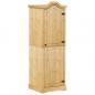 Preview: Kleiderschrank Corona 55x52x170 cm Massivholz Kiefer