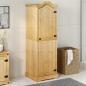 Preview: Kleiderschrank Corona 55x52x170 cm Massivholz Kiefer