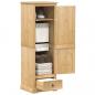 Preview: ARDEBO.de - Kleiderschrank Corona 55x50x170 cm Massivholz Kiefer
