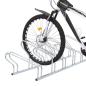Preview: Fahrradständer für 6 Fahrräder Freistehend Verzinkter Stahl