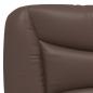 Preview: Bett mit Matratze Braun 80x200 cm Kunstleder