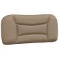 Preview: Bett mit Matratze Cappuccino-Braun 80x200 cm Kunstleder