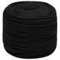 Preview: Arbeitsseil Schwarz 8 mm 25 m Polyester