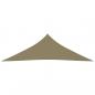 Preview: Sonnensegel Oxford-Gewebe Dreieckig 4x4x5,8 m Beige