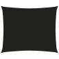 Preview: Sonnensegel Oxford-Gewebe Rechteckig 3x4 m Schwarz