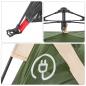 Preview: Campingzelt 3 Personen Grün Quick Release