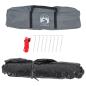 Preview: Campingzelt 4 Personen Grau und Orange Quick Release