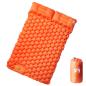 Preview: ARDEBO.de - Doppel-Isomatte mit Kissen Selbstaufblasend Orange