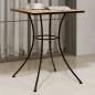 Preview: ARDEBO.de - Mosaik-Bistrotisch Terrakottarot 60x60x74 cm Keramik