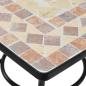 Preview: Mosaik-Bistrotisch Terrakottarot 60x60x74 cm Keramik