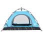 Preview: Campingzelt 2 Personen Blau Quick Release