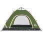 Preview: Campingzelt 4 Personen Grün Quick Release