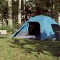 Preview: Kuppel-Campingzelt 4 Personen Blau Wasserdicht