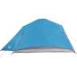 Preview: Kuppel-Campingzelt 4 Personen Blau Wasserdicht