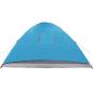 Preview: Kuppel-Campingzelt 4 Personen Blau Wasserdicht