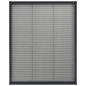 Preview: Insektenschutz-Plissee für Fenster Aluminium Anthrazit 60x80cm