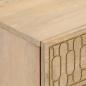 Preview: Nachttische 2 Stk. 40x33x46 cm Massivholz Mango
