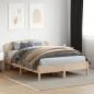 Preview: Massivholzbett mit Kopfteil 160x200 cm Kiefer