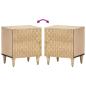 Preview: Nachttische 2 Stk. 40x33x46 cm Massivholz Mango