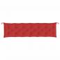 Preview: Gartenbank-Auflagen 2 Stk. Rot 200x50x7 cm Oxford-Gewebe