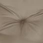 Preview: Gartenbank-Auflagen 2 Stk. Taupe 200x50x7 cm Oxford-Gewebe