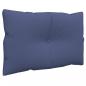 Preview: Palettenkissen-Set Marineblau 60x38x13 cm Stoff