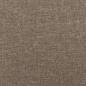 Preview: Bettgestell mit Kopfteil Taupe 120x190 cm Stoff