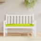 Preview: Gartenbank-Auflage Hellgrün 120x50x7 cm Oxford-Gewebe