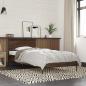 Preview: Bettgestell Braun Eichen-Optik 75x190 cm Holzwerkstoff Metall