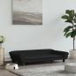 Preview: ARDEBO.de - Hundebett Schwarz 100x50x21 cm Samt