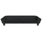 Preview: Hundebett Schwarz 100x50x21 cm Samt
