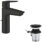 Preview: GROHE Start Einhebel Waschtischarmatur, Quickfix, M-Size, mattschwarz (234552432)