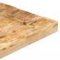 Preview: Bistrotisch Quadratisch 70x70x75 cm Raues Mangoholz