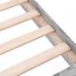 Preview: Bettgestell Grau Sonoma 120x200 cm Holzwerkstoff