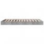Preview: Bettgestell Betongrau 100x200 cm Holzwerkstoff