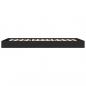 Preview: Bettgestell Schwarz 75x190 cm Holzwerkstoff