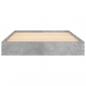 Preview: Bettgestell Betongrau 90x190 cm Holzwerkstoff